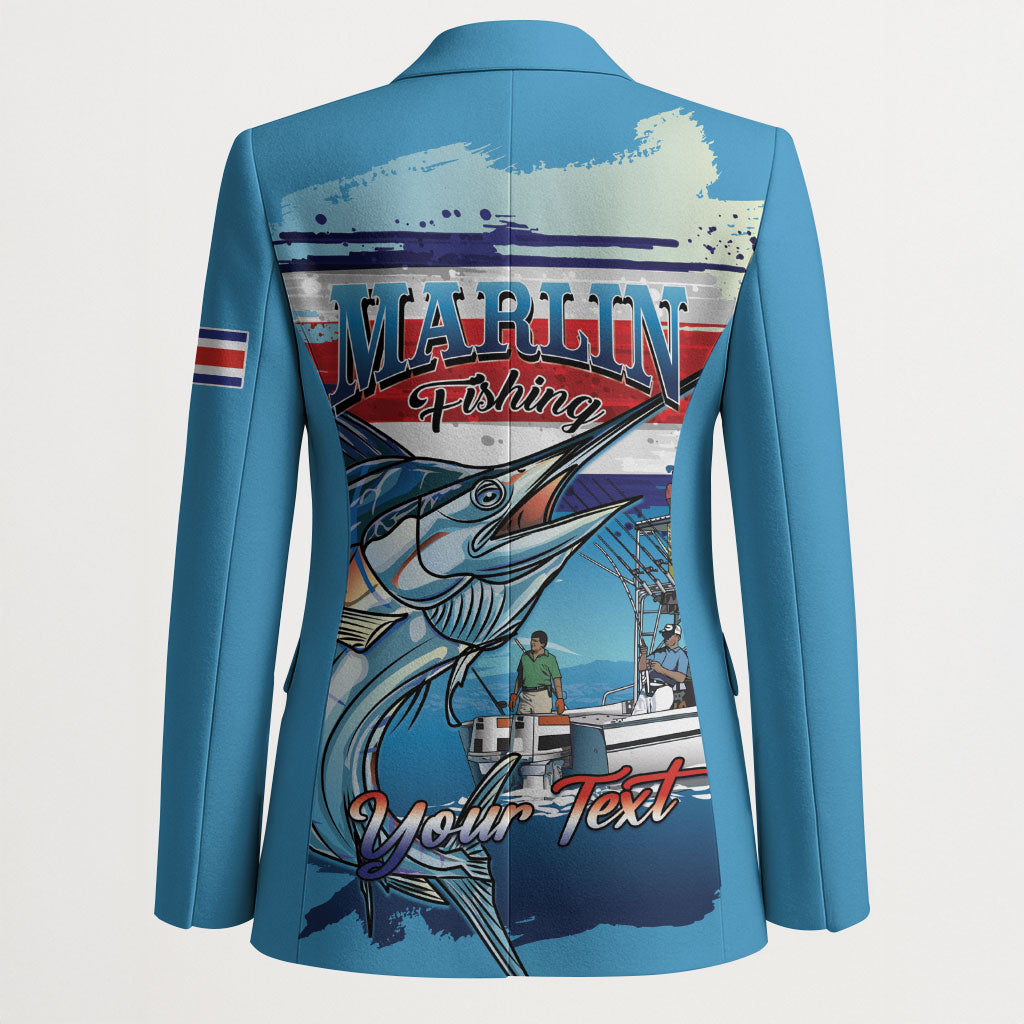 Personalized Costa Rica Blue Marlin Fishing Blazer 2026 Season