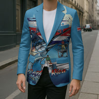 Personalized Costa Rica Blue Marlin Fishing Blazer 2026 Season