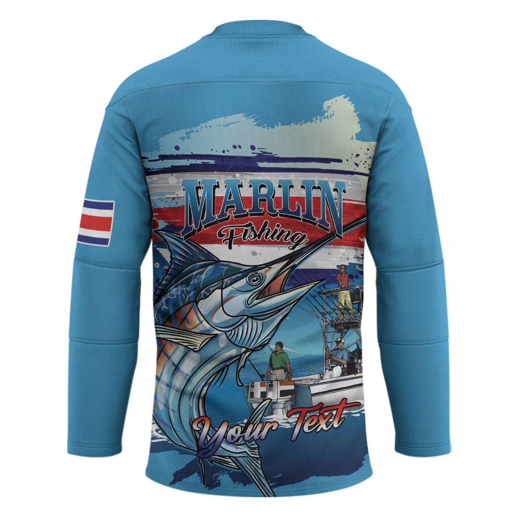 Personalized Costa Rica Blue Marlin Fishing Hockey Jersey 2026 Season