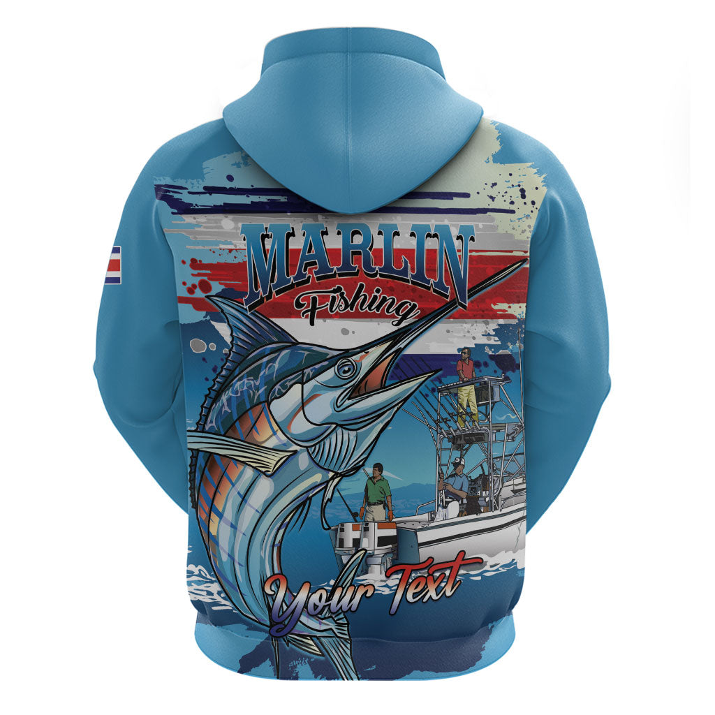 Personalized Costa Rica Blue Marlin Fishing Hoodie 2026 Season