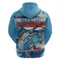 Personalized Costa Rica Blue Marlin Fishing Hoodie 2026 Season