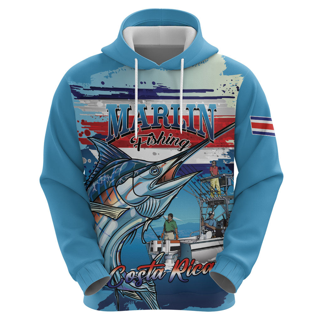 Personalized Costa Rica Blue Marlin Fishing Hoodie 2026 Season