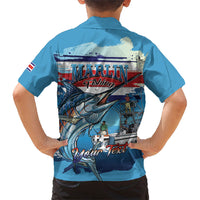 Personalized Costa Rica Blue Marlin Fishing Kid Hawaiian Shirt 2026 Season