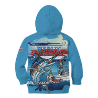 Personalized Costa Rica Blue Marlin Fishing Kid Hoodie 2026 Season