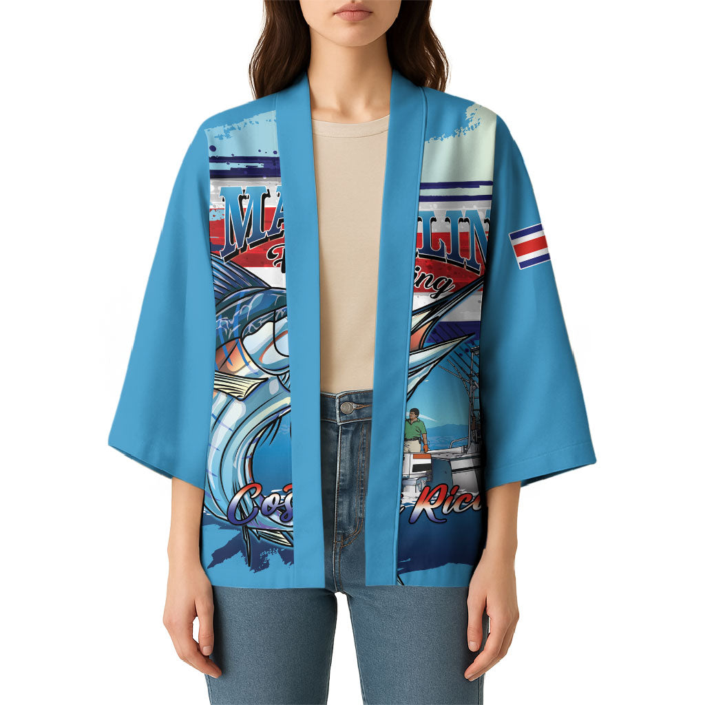 Personalized Costa Rica Blue Marlin Fishing Kimono 2026 Season