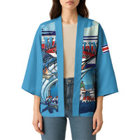 Personalized Costa Rica Blue Marlin Fishing Kimono 2026 Season