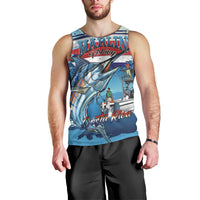 Personalized Costa Rica Blue Marlin Fishing Men Tank Top 2026 Season