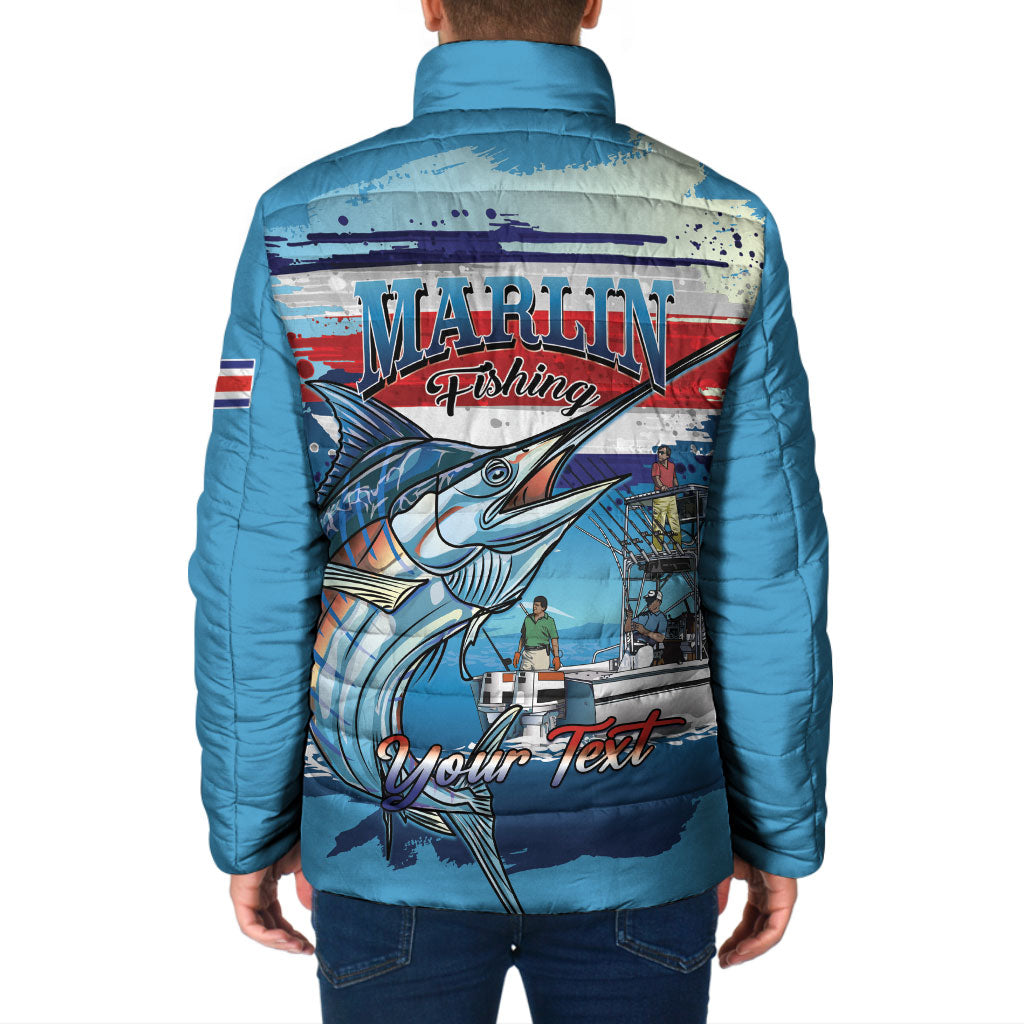 Personalized Costa Rica Blue Marlin Fishing Padded Jacket 2026 Season