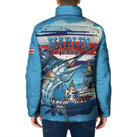 Personalized Costa Rica Blue Marlin Fishing Padded Jacket 2026 Season