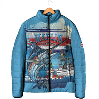 Personalized Costa Rica Blue Marlin Fishing Padded Jacket 2026 Season