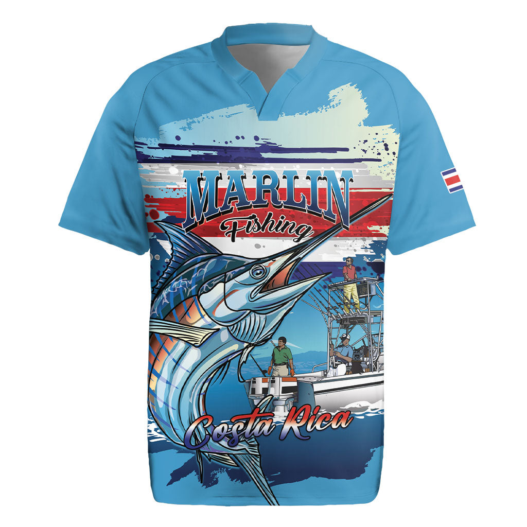 Personalized Costa Rica Blue Marlin Fishing Rugby Jersey 2026 Season