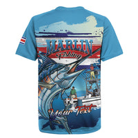 Personalized Costa Rica Blue Marlin Fishing Rugby Jersey 2026 Season
