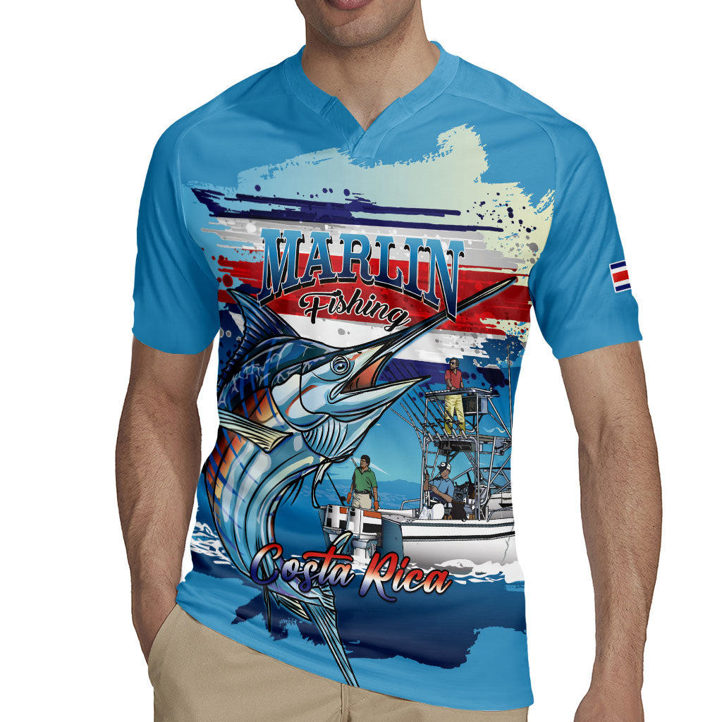 Personalized Costa Rica Blue Marlin Fishing Rugby Jersey 2026 Season
