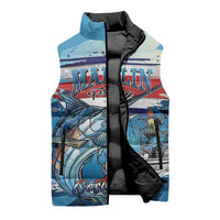 Personalized Costa Rica Blue Marlin Fishing Sleeveless Puffer Jacket 2026 Season