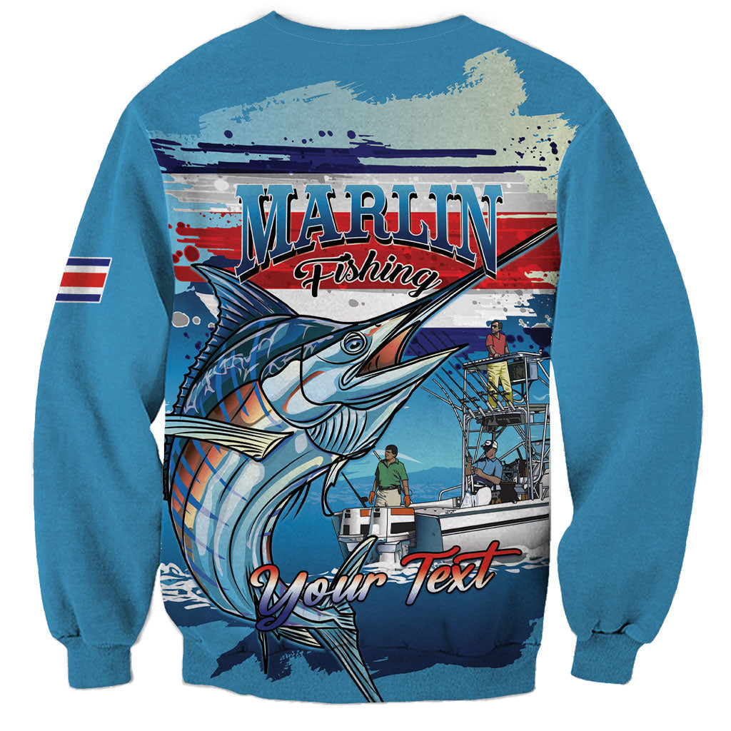 Personalized Costa Rica Blue Marlin Fishing Sweatshirt 2026 Season