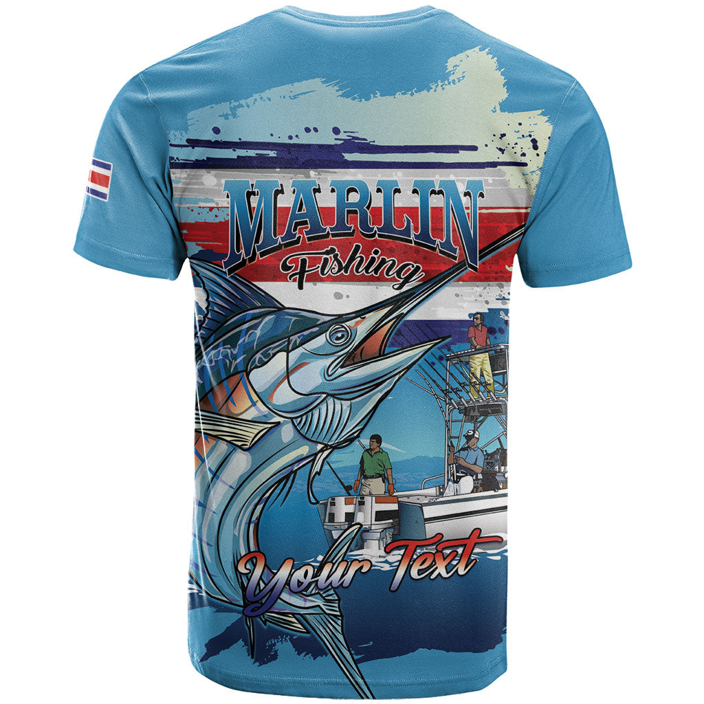 Personalized Costa Rica Blue Marlin Fishing T Shirt 2026 Season