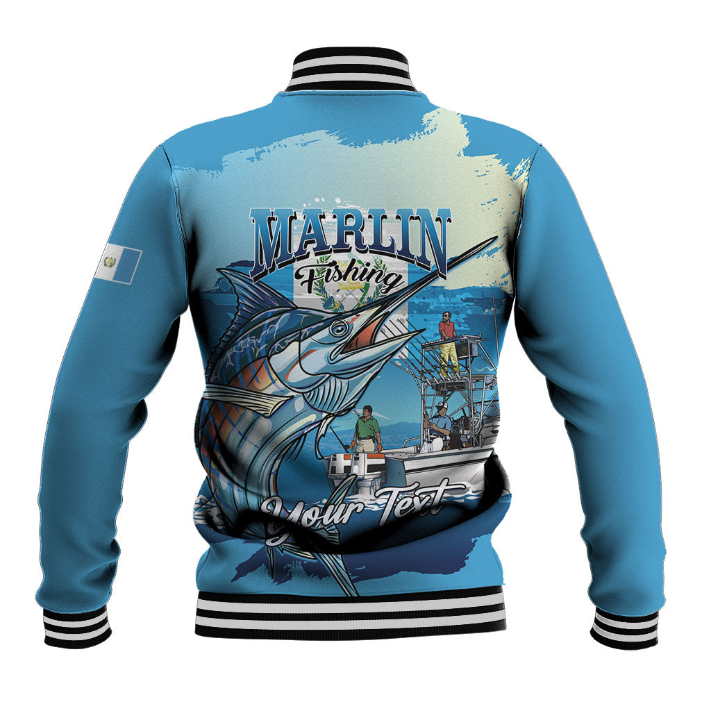 Personalized Guatemala Blue Marlin Fishing Baseball Jacket 2026 Season