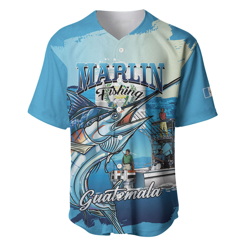 Personalized Guatemala Blue Marlin Fishing Baseball Jersey 2026 Season