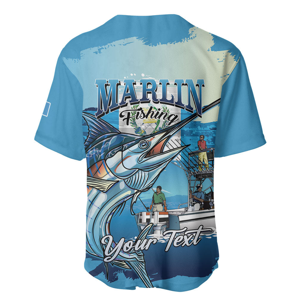 Personalized Guatemala Blue Marlin Fishing Baseball Jersey 2026 Season