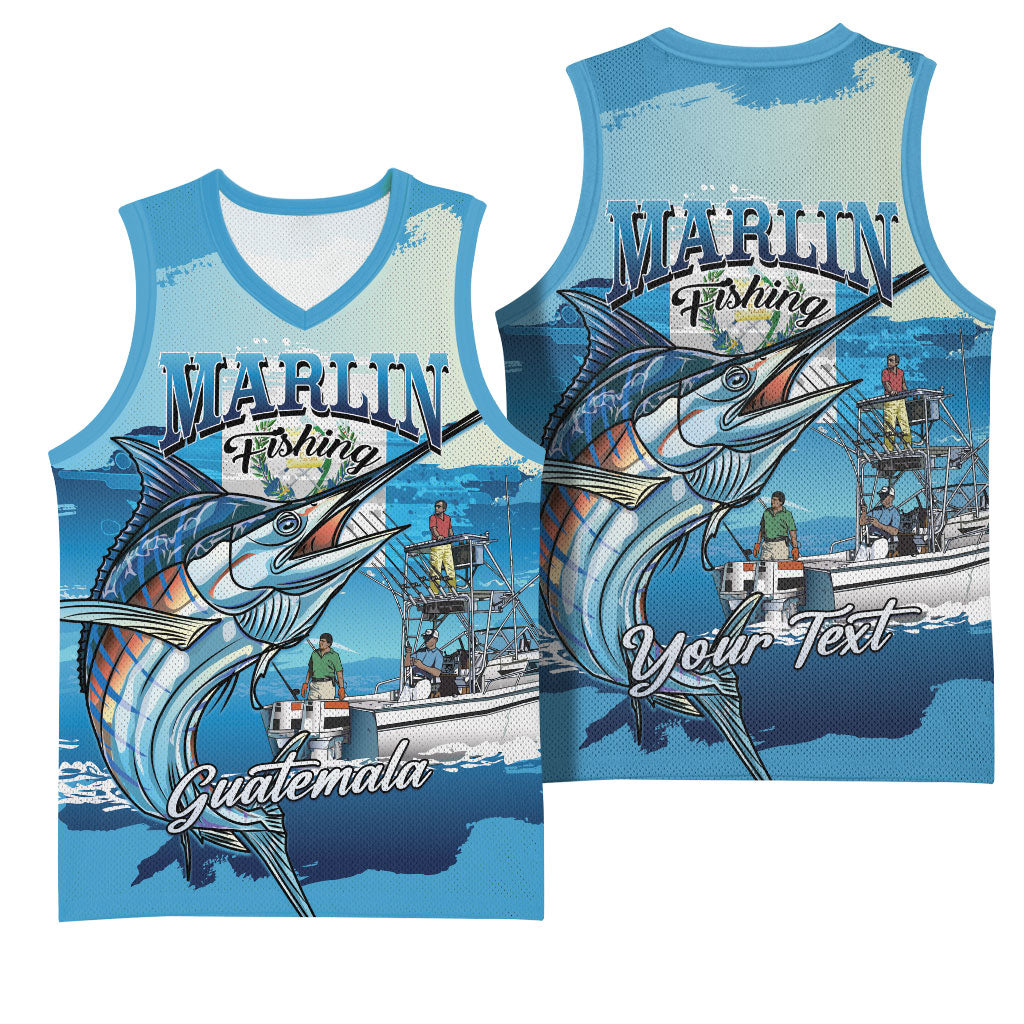 Personalized Guatemala Blue Marlin Fishing Basketball Jersey 2026 Season
