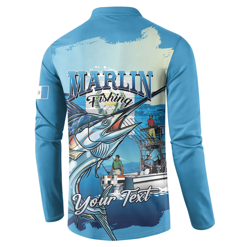 Personalized Guatemala Blue Marlin Fishing Button Sweatshirt 2026 Season