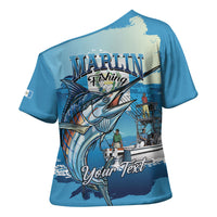 Personalized Guatemala Blue Marlin Fishing Cross Shoulder Shirt 2026 Season