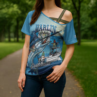 Personalized Guatemala Blue Marlin Fishing Cross Shoulder Shirt 2026 Season