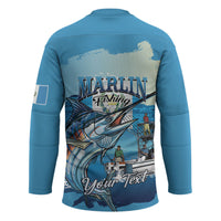Personalized Guatemala Blue Marlin Fishing Hockey Jersey 2026 Season