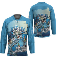 Personalized Guatemala Blue Marlin Fishing Hockey Jersey 2026 Season