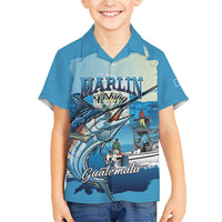 Personalized Guatemala Blue Marlin Fishing Kid Hawaiian Shirt 2026 Season