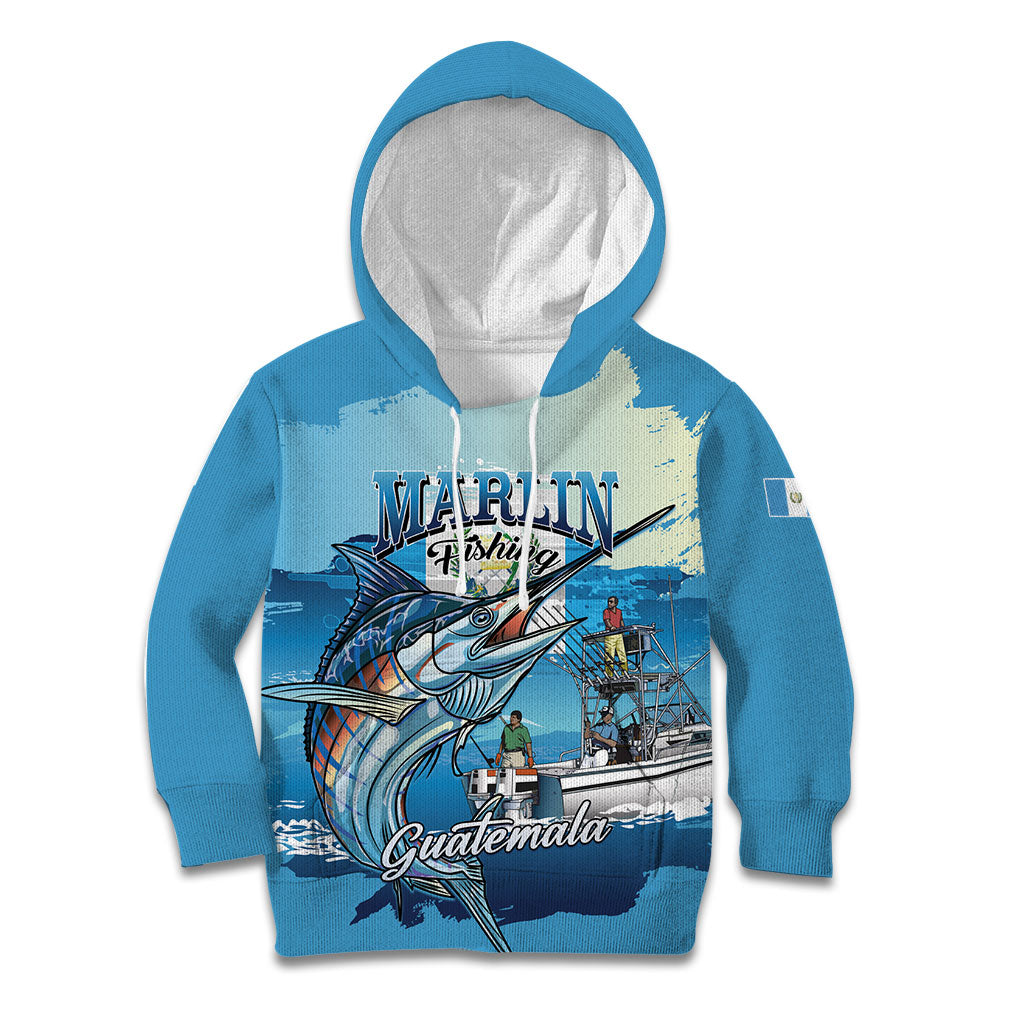 Personalized Guatemala Blue Marlin Fishing Kid Hoodie 2026 Season