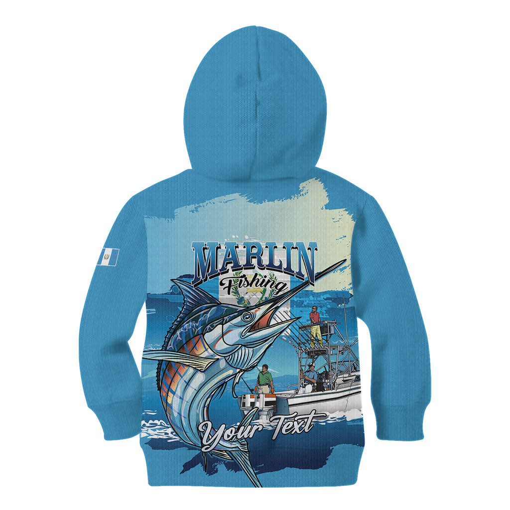 Personalized Guatemala Blue Marlin Fishing Kid Hoodie 2026 Season