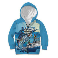 Personalized Guatemala Blue Marlin Fishing Kid Hoodie 2026 Season