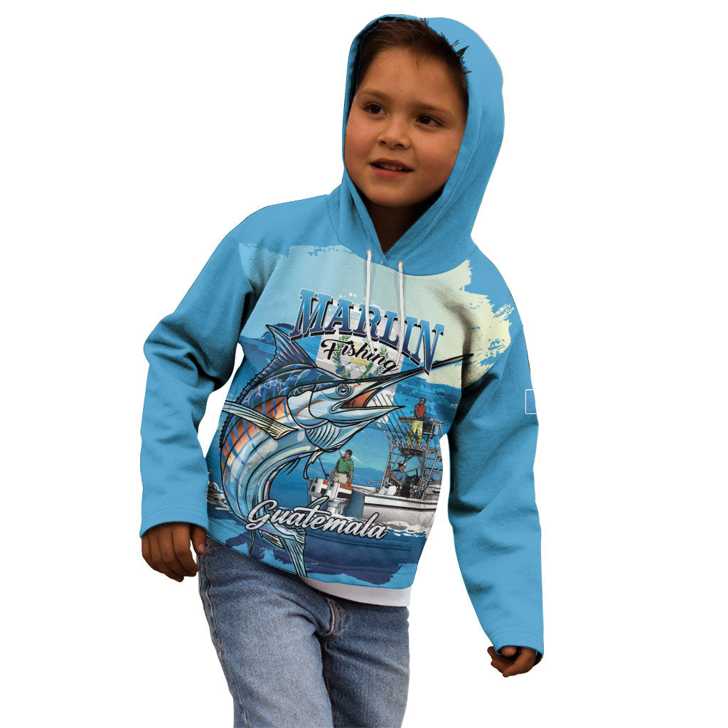 Personalized Guatemala Blue Marlin Fishing Kid Hoodie 2026 Season