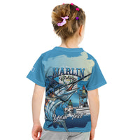 Personalized Guatemala Blue Marlin Fishing Kid T Shirt 2026 Season