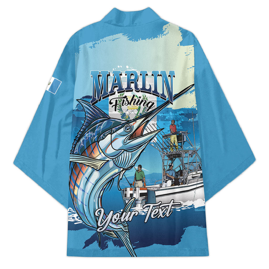 Personalized Guatemala Blue Marlin Fishing Kimono 2026 Season
