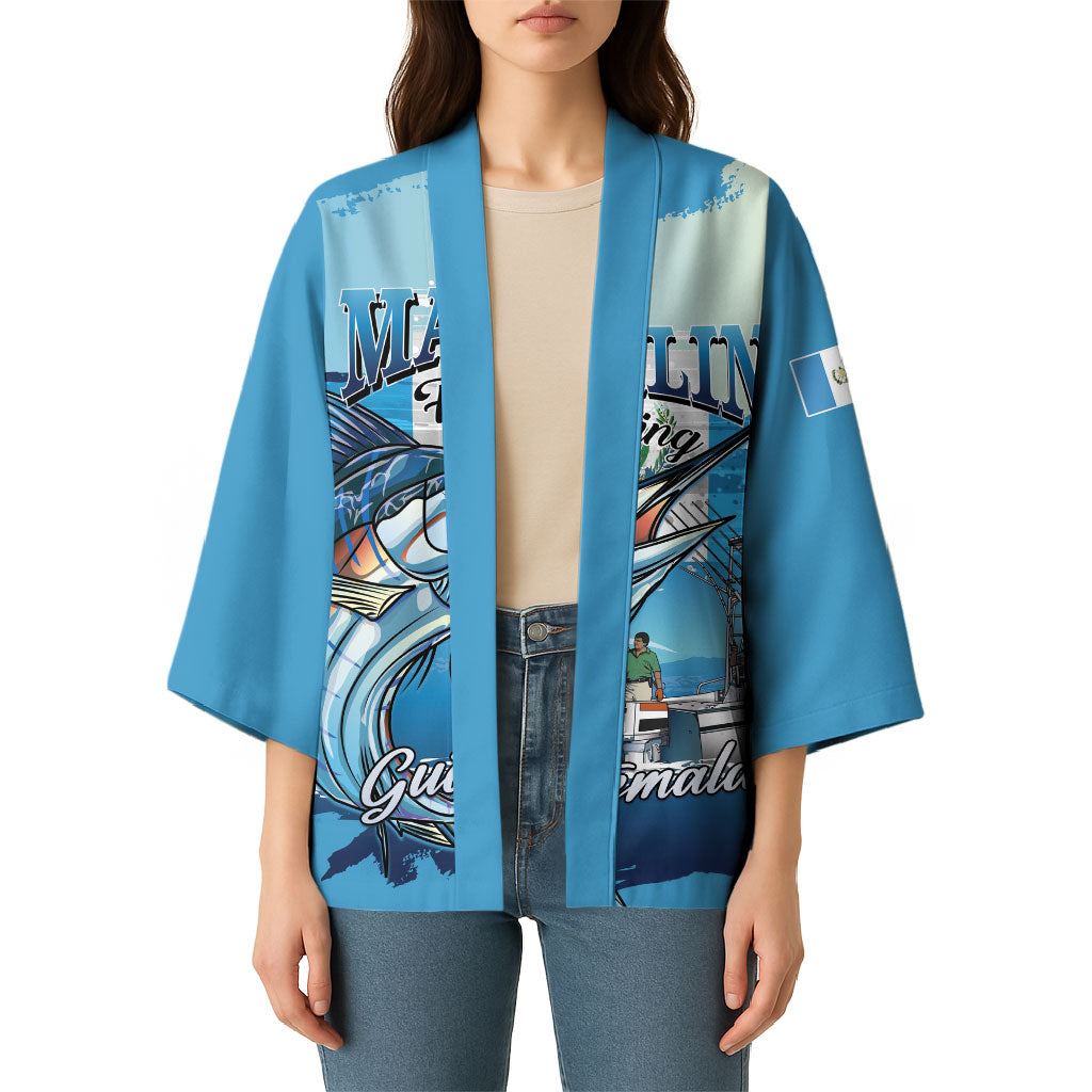 Personalized Guatemala Blue Marlin Fishing Kimono 2026 Season