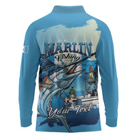Personalized Guatemala Blue Marlin Fishing Long Sleeve Polo Shirt 2026 Season