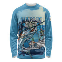 Personalized Guatemala Blue Marlin Fishing Long Sleeve Shirt 2026 Season