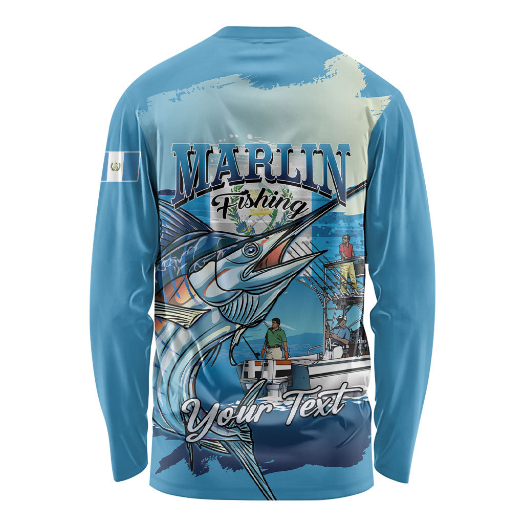 Personalized Guatemala Blue Marlin Fishing Long Sleeve Shirt 2026 Season
