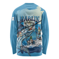 Personalized Guatemala Blue Marlin Fishing Long Sleeve Shirt 2026 Season