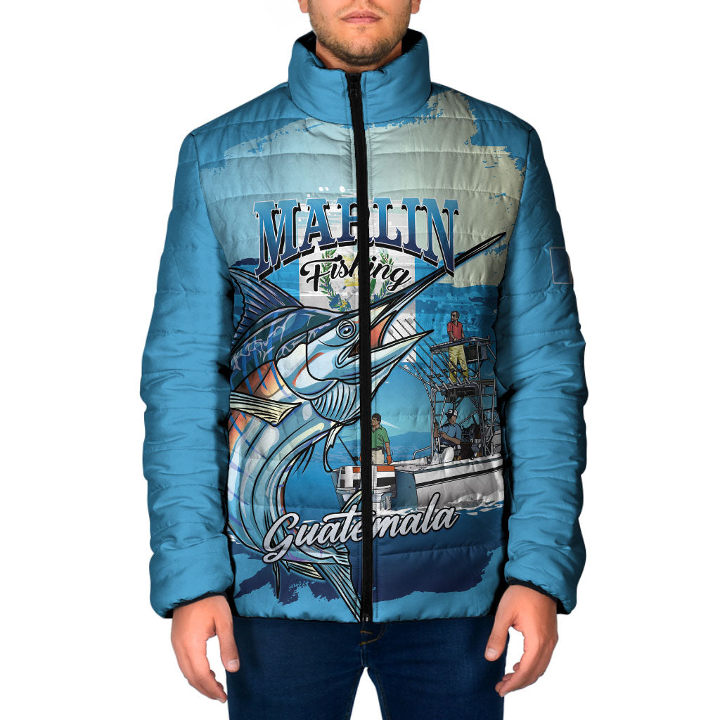 Personalized Guatemala Blue Marlin Fishing Padded Jacket 2026 Season
