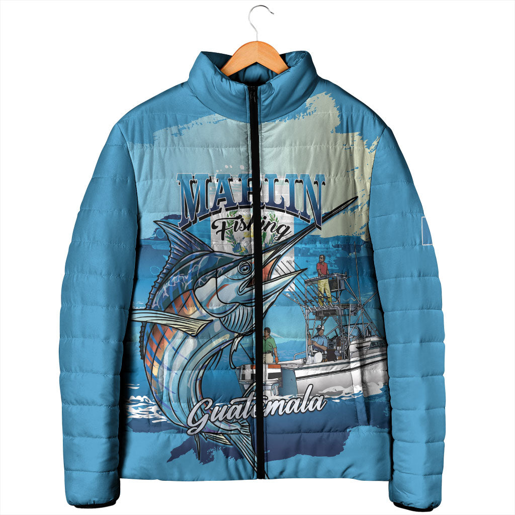 Personalized Guatemala Blue Marlin Fishing Padded Jacket 2026 Season