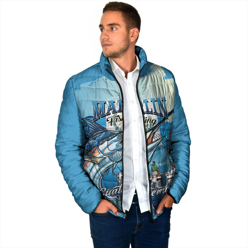 Personalized Guatemala Blue Marlin Fishing Padded Jacket 2026 Season