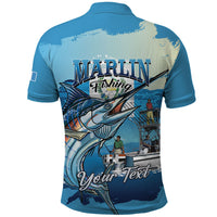 Personalized Guatemala Blue Marlin Fishing Polo Shirt 2026 Season