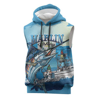 Personalized Guatemala Blue Marlin Fishing Sleeveless Hoodie 2026 Season