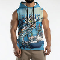 Personalized Guatemala Blue Marlin Fishing Sleeveless Hoodie 2026 Season
