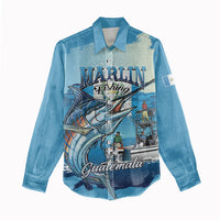 Personalized Guatemala Blue Marlin Fishing Women Casual Shirt 2026 Season