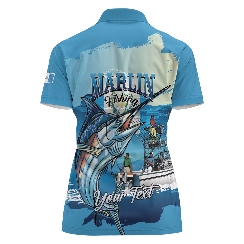 Personalized Guatemala Blue Marlin Fishing Women Polo Shirt 2026 Season