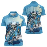 Personalized Guatemala Blue Marlin Fishing Women Polo Shirt 2026 Season